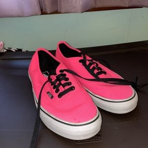 Neon Pink Vans